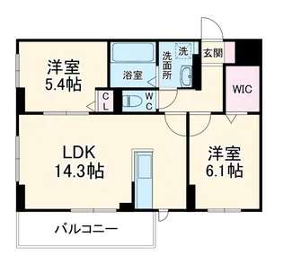 MOCXION大宮桜木【1階】の間取り