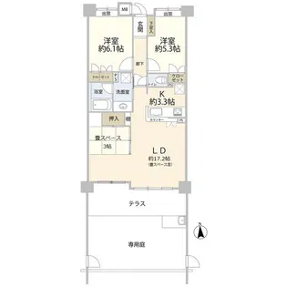 ランドステージ西高島平(0005512)【1階】の間取り