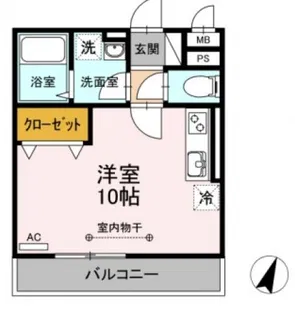 ラフィーネ・アン【2階】の間取り