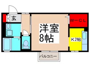 プラムガーデン【2階】の間取り