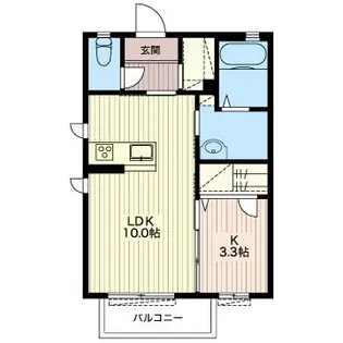 ル シエル【2階】の間取り