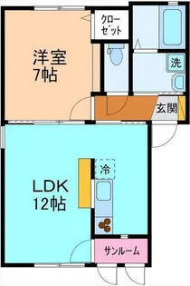 カリーノ【1階】の間取り