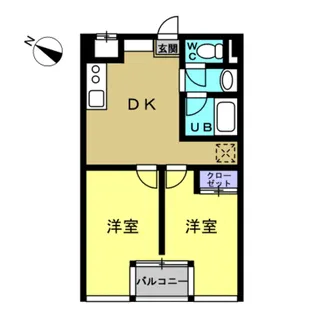 ヴィラマドレーヌ【4階】の間取り