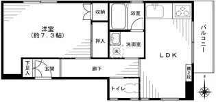 夢翔庵【3階】の間取り