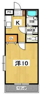 サンワハイツ 5号棟【2階】の間取り