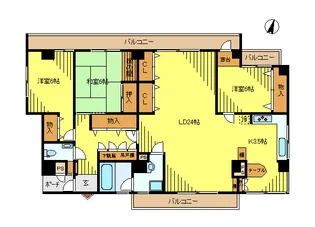 東京都豊島区雑司が谷1【マンション】の間取り