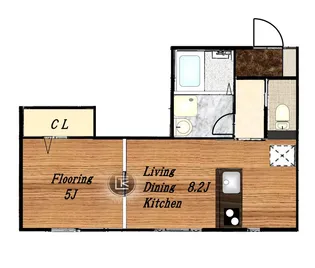 アウルズ【1階】の間取り