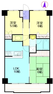 鶴牧ガーデンズ【4階】の間取り