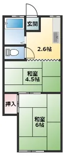 鈴木荘【2階】の間取り