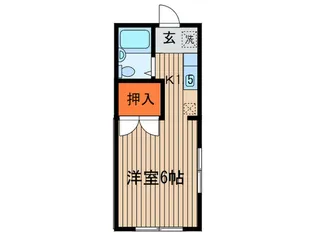 コ-ポ弥生【2階】の間取り