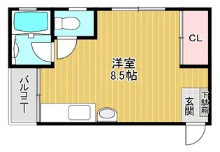 サザンクロス萱島南【2階】の間取り