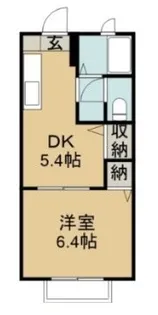 サンパレス庄内【2階】の間取り