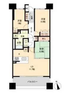 ドゥーエ仙台イースト【14階】の間取り