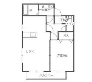 ヴィレッジ本郷【1階】の間取り