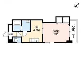 クレセールフルタ【3階】の間取り