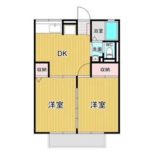 シティハイムMK【2階】の間取り