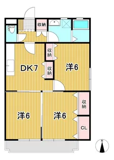 3DKの間取り画像