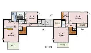 千葉県袖ヶ浦市のぞみ野【一戸建】の間取り