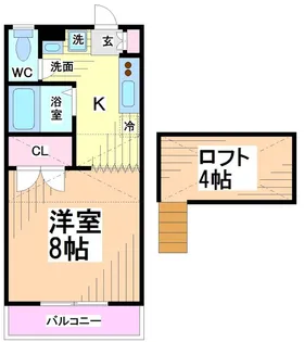 東京都狛江市中和泉3【マンション】の間取り