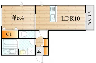 シャーメゾンフェアリーIII【1階】の間取り