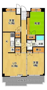 アネックス郡山【3階】の間取り