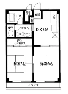 シャルマンうらわ【3階】の間取り