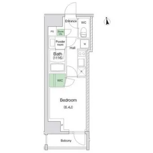 スタイリオ川崎【14階】の間取り