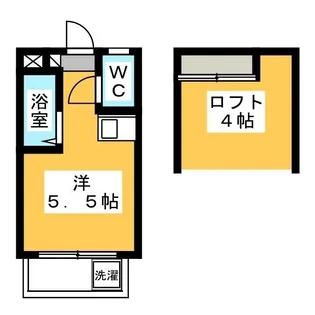 1Rの間取り画像