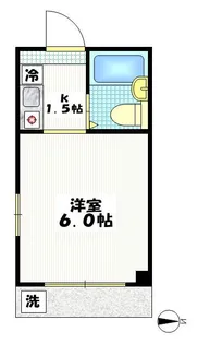 エンゼルマンション【1階】の間取り