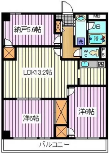 埼玉県さいたま市桜区西堀7【マンション】の間取り