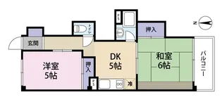 深沢ビューグリーン【3階】の間取り