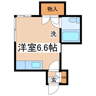 コーポ中園【2階】の間取り