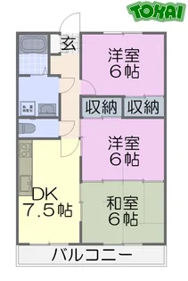 ラフィネ・ドミール【3階】の間取り
