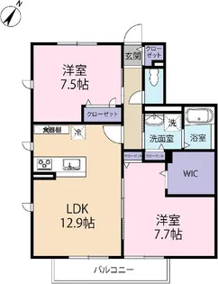 パーチェ【1階】の間取り