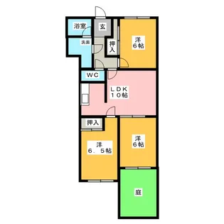 アクシス和宏【1階】の間取り