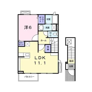 プラムハイム東町【2階】の間取り