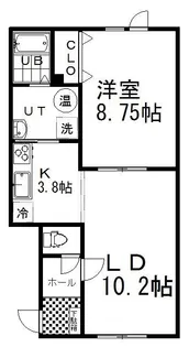 Cross Road【2階】の間取り