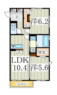 アリエッタ【2階】の間取り