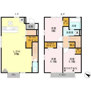 石川県金沢市桜田町2【一戸建】の間取り