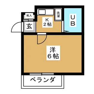 ラフォーレ姫池【5階】の間取り