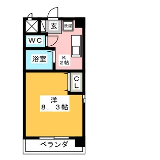 エスポアール富貴ノ台【2階】の間取り