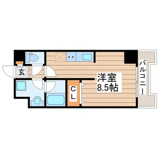 フォートレジデンス元寺小路【4階】の間取り