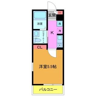 ブルーメンマイハマ【3階】の間取り