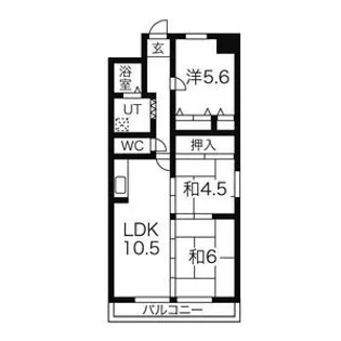 グレイス平島【1階】の間取り
