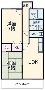 ボナールタカシ【2階】の間取り