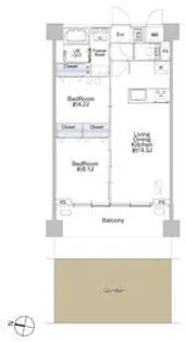 プロシード池上【1階】の間取り