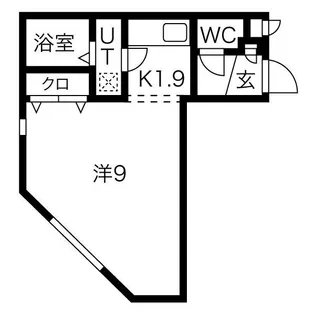 エヴァンスコート南1条【3階】の間取り