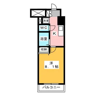 タック高砂【7階】の間取り