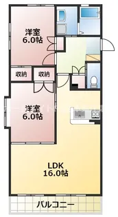 熊本県熊本市東区月出7【マンション】の間取り