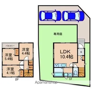 千葉県千葉市緑区茂呂町【一戸建】の間取り